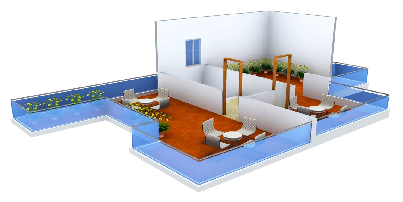 Shalimar Garden Bay Villa (2BHK+3T (1,877 sq ft) 1877 sq ft)