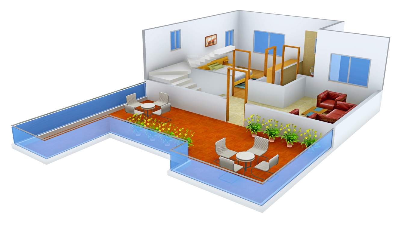 Shalimar Garden Bay Villa (2BHK+3T (1,877 sq ft) 1877 sq ft)