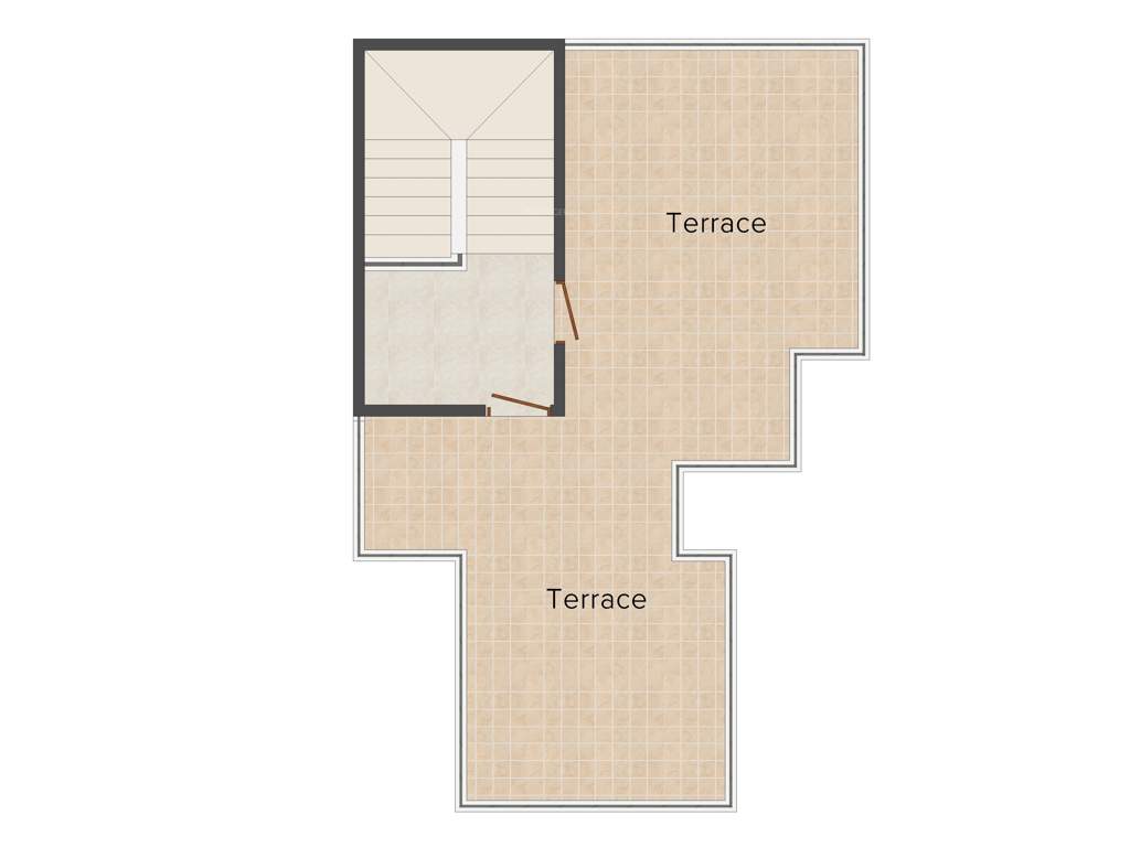 Shalimar Garden Bay Villa (2BHK+3T (1,930 sq ft) + Study Room 1930 sq ft)