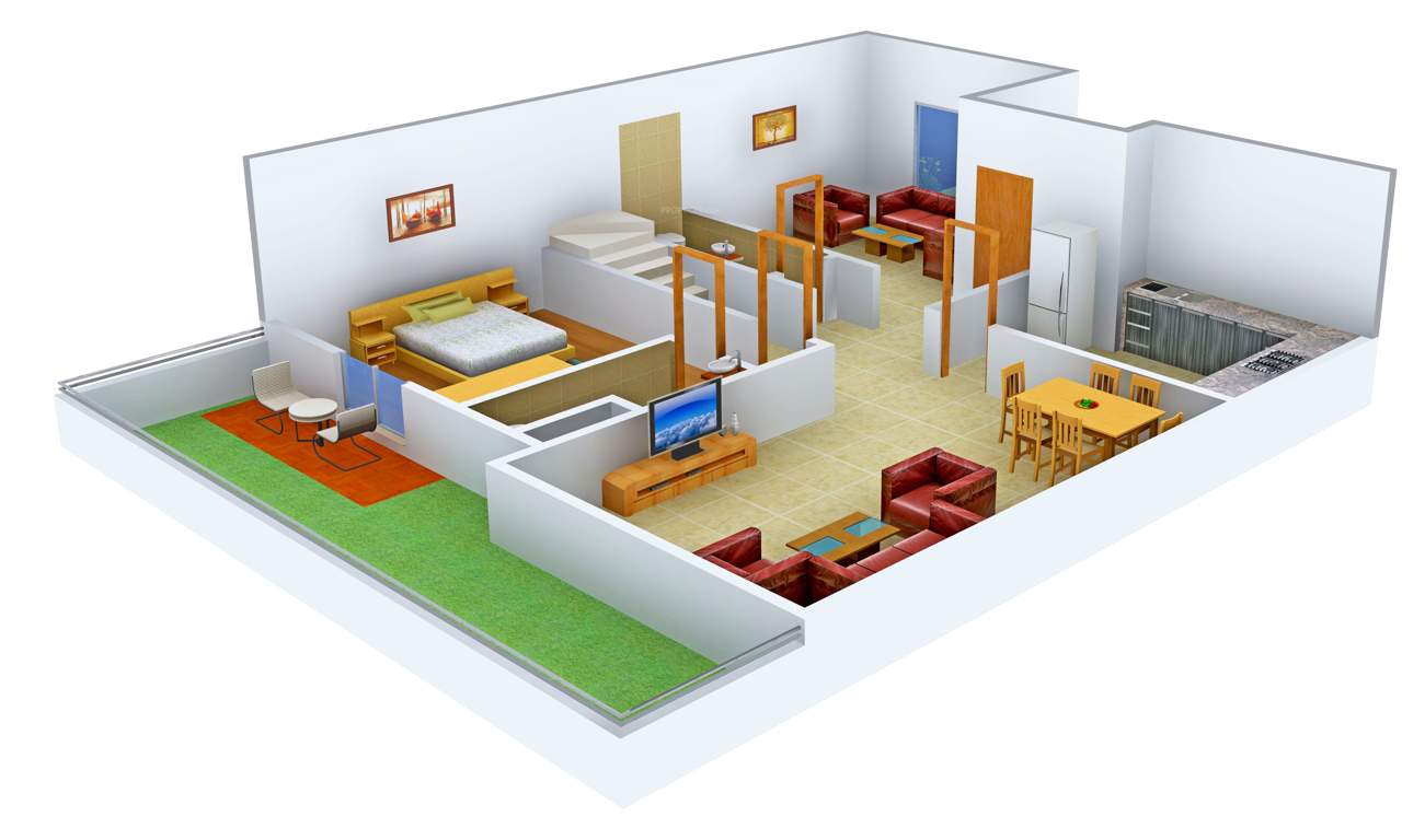 Shalimar Garden Bay Villa (2BHK+3T (1,930 sq ft) + Study Room 1930 sq ft)