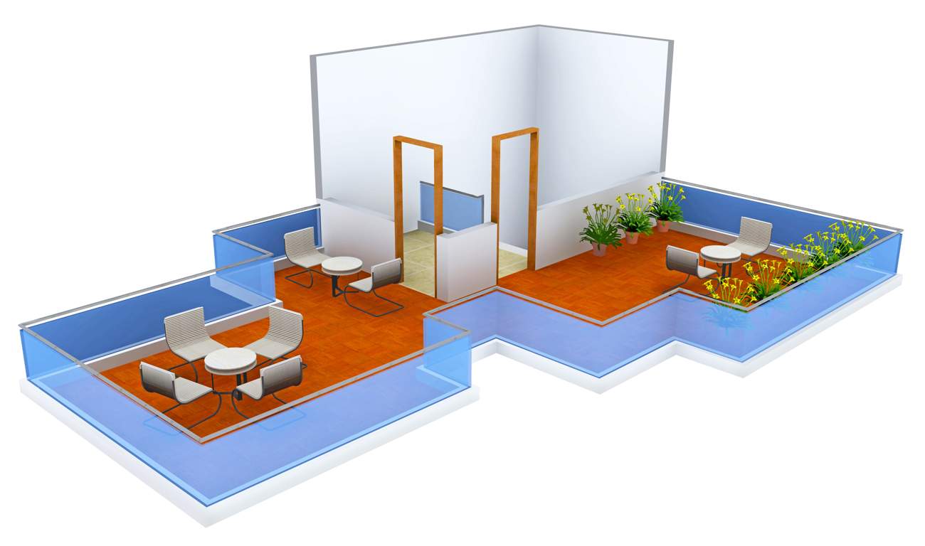 Shalimar Garden Bay Villa (2BHK+3T (1,930 sq ft) + Study Room 1930 sq ft)