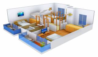 Shalimar Garden Bay Villa (4BHK+5T (2,572 sq ft) + Study Room 2572 sq ft)