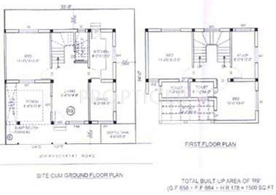 Zircon Marveline (3BHK+3T (1,500 sq ft) 1500 sq ft)