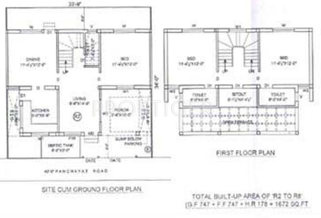 Zircon Marveline (4BHK+4T (1,672 sq ft) 1672 sq ft)