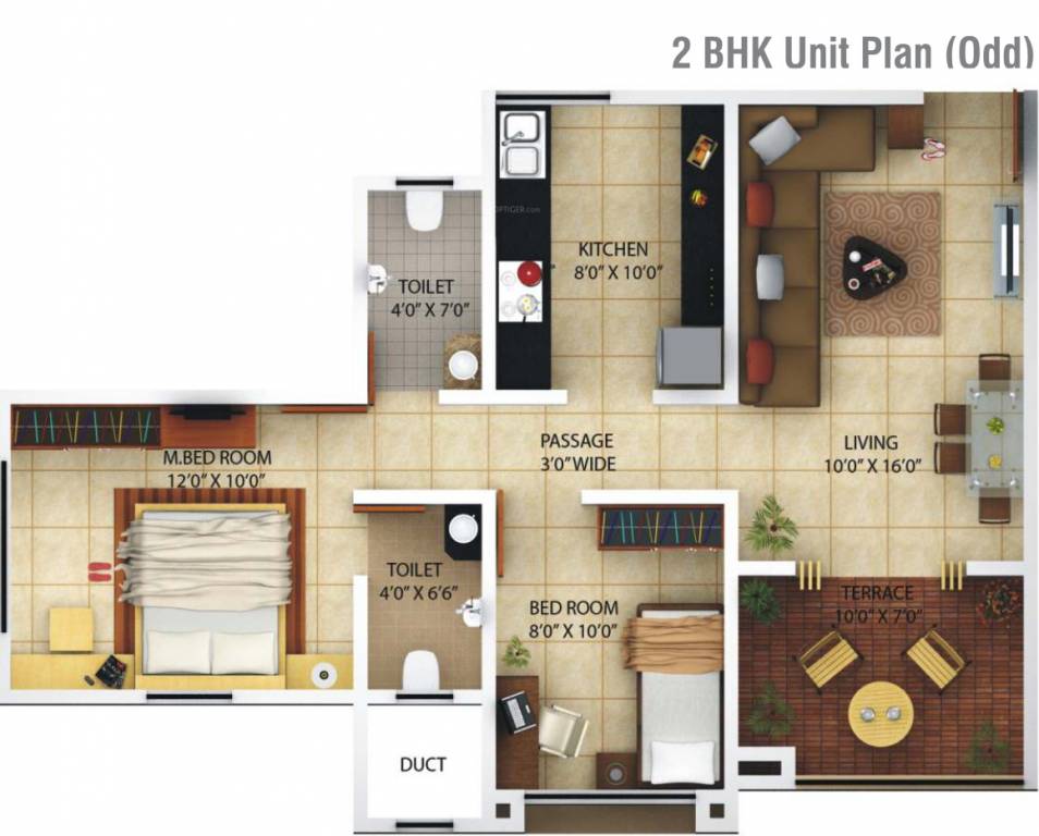 Kolte Patil Florence (2BHK+1T (800 sq ft) 800 sq ft) Kolte Patil Florence (2BHK+1T (800 sq ft) 800 sq ft)