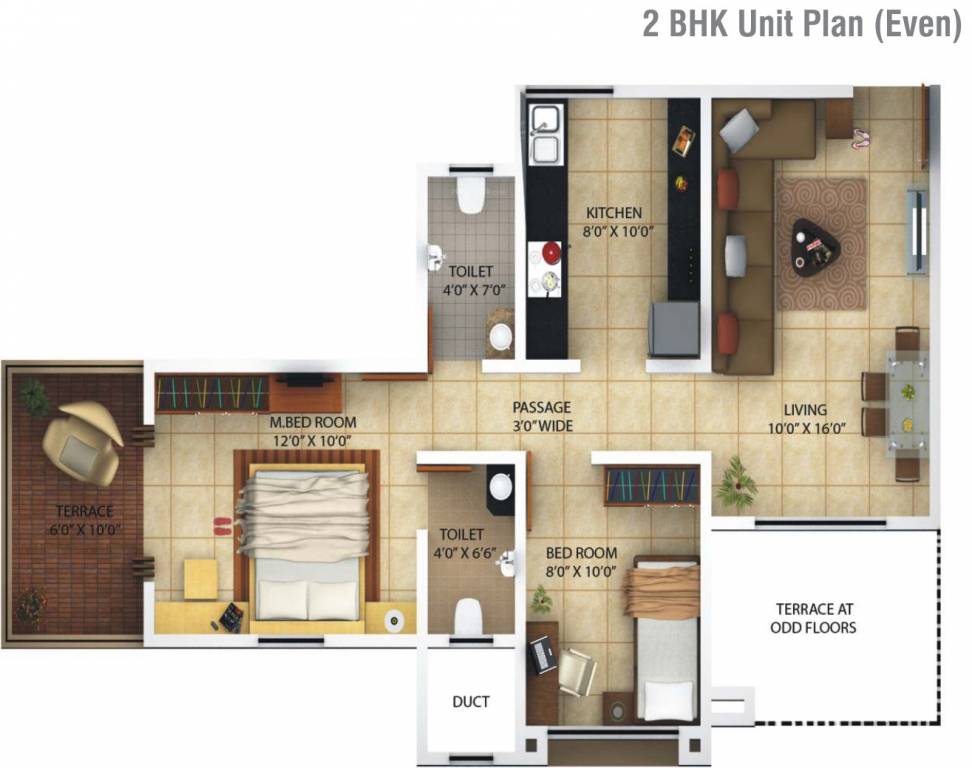 Kolte Patil Florence (2BHK+1T (785 sq ft) 785 sq ft) Kolte Patil Florence (2BHK+1T (785 sq ft) 785 sq ft)
