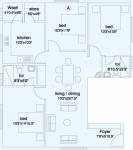 Golden Marble Arch (3BHK+2T (1,285 sq ft) 1285 sq ft)