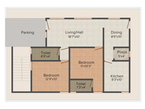 SV SM Enclave Villa (2BHK+2T (1,000 sq ft) 1000 sq ft) SV SM Enclave Villa (2BHK+2T (1,000 sq ft) 1000 sq ft)