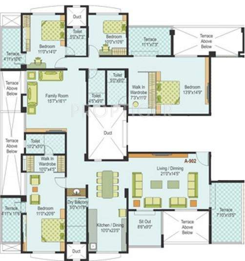 Sanskruti Basant Bahaar (4BHK+4T (3,118 sq ft) 3118 sq ft)