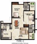 Powerlink Leela Madhavam (2BHK+2T (1,330 sq ft) 1330 sq ft)