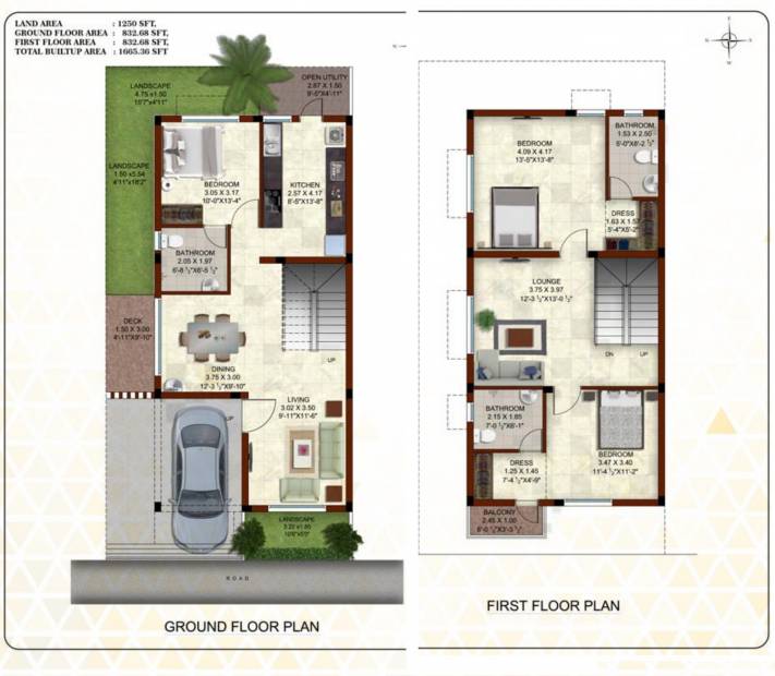 Casagrand Bloom (3BHK+3T (1,665 sq ft) 1665 sq ft)
