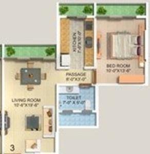 AP Panchavati B (1BHK+1T (670 sq ft) 670 sq ft) AP Panchavati B (1BHK+1T (670 sq ft) 670 sq ft)