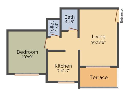 Amey Matheran Hills (1BHK+1T (474 sq ft) 474 sq ft) Amey Matheran Hills (1BHK+1T (474 sq ft) 474 sq ft)