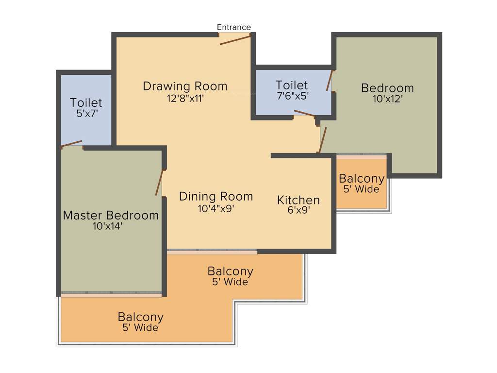 Star Realcon Group Rameshwaram (2BHK+2T (1,145 sq ft) 1145 sq ft)