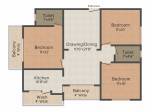 DK Bridge Tower (3BHK+2T (1,282 sq ft) 1282 sq ft) DK Bridge Tower (3BHK+2T (1,282 sq ft) 1282 sq ft)