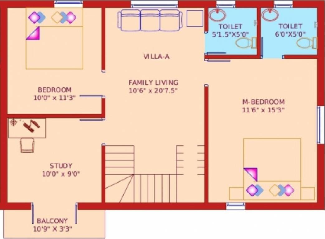 Empire Jewels (3BHK+3T (1,679 sq ft) + Study Room 1679 sq ft)