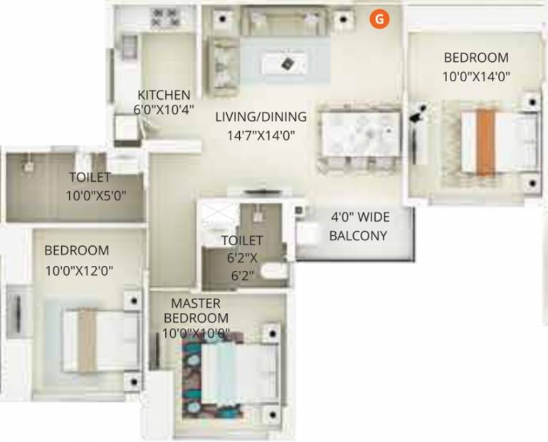Primarc Projects and Srijan Realty and Riya Group Southwinds (3BHK+2T (1,115 sq ft) 1115 sq ft) Primarc Projects and Srijan Realty and Riya Group Southwinds (3BHK+2T (1,115 sq ft) 1115 sq ft)