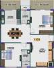 Elegant Esplande (2BHK+2T (1,333 sq ft) 1333 sq ft)