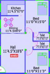 ARRR Noble 3rd Street (2BHK+2T (1,023 sq ft) 1023 sq ft) ARRR Noble 3rd Street (2BHK+2T (1,023 sq ft) 1023 sq ft)