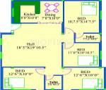 Floor Plan (4BHK+4T) ARRR ARRR Noble 3rd Street Floor Plan (4BHK+4T)