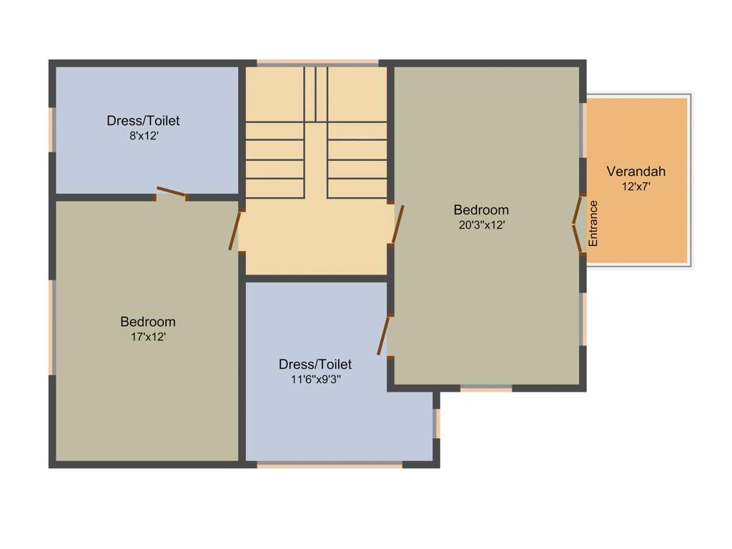 Sampad Foresta (4BHK+5T (2,655 sq ft) + Pooja Room 2655 sq ft)