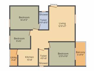 MV Value Plus (3BHK+2T (1,270 sq ft) 1270 sq ft) MV Value Plus (3BHK+2T (1,270 sq ft) 1270 sq ft)