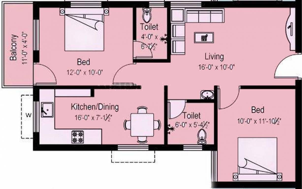 PC Aikya (2BHK+2T (904 sq ft) 904 sq ft) PC Aikya (2BHK+2T (904 sq ft) 904 sq ft)