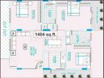 Vandana Sai Nivas (3BHK+2T (1,404 sq ft) 1404 sq ft) Vandana Sai Nivas (3BHK+2T (1,404 sq ft) 1404 sq ft)