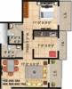 Panvelkar Twin Towers (1BHK+2T (708 sq ft) 708 sq ft)