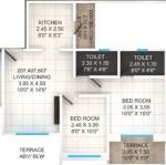 Anandtara Whitefield Residences (2BHK+2T (814 sq ft) 814 sq ft)