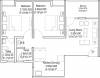 Bhandari Unnati (2BHK+2T (829 sq ft) 829 sq ft)