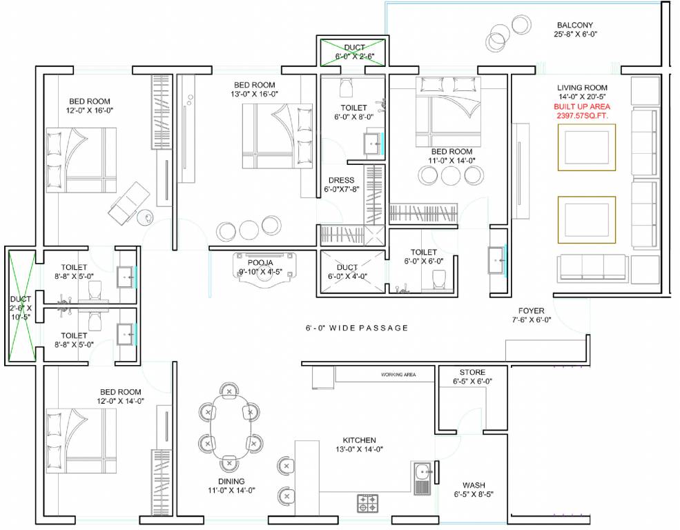 NRS The Marina (4BHK+4T (3,700 sq ft) + Pooja Room 3700 sq ft) NRS The Marina (4BHK+4T (3,700 sq ft) + Pooja Room 3700 sq ft)