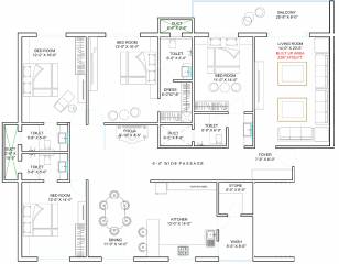 NRS The Marina (4BHK+4T (3,700 sq ft) + Pooja Room 3700 sq ft) NRS The Marina (4BHK+4T (3,700 sq ft) + Pooja Room 3700 sq ft)