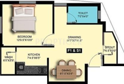 Sumangali Vasantham (1BHK+1T (569 sq ft) 569 sq ft) Sumangali Vasantham (1BHK+1T (569 sq ft) 569 sq ft)