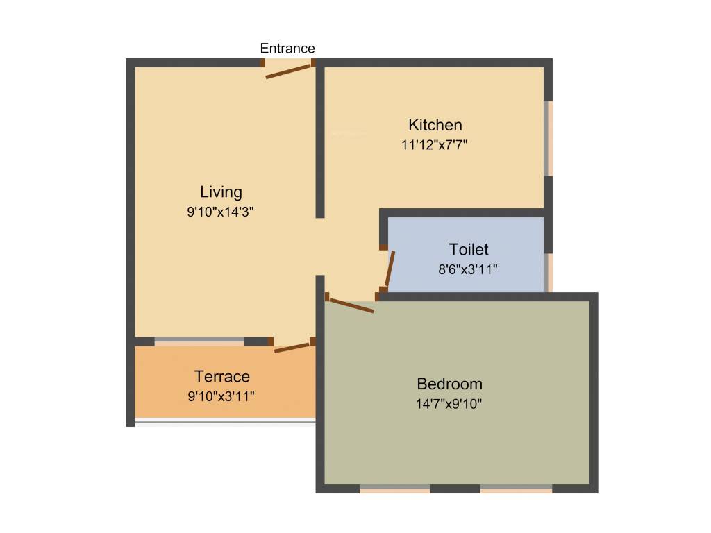 Shree Samarth Samarth (1BHK+1T (599 sq ft) 599 sq ft) Shree Samarth Samarth (1BHK+1T (599 sq ft) 599 sq ft)