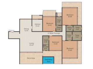 Riddhi Siddhi Venus (4BHK+4T (6,100 sq ft) 6100 sq ft)
