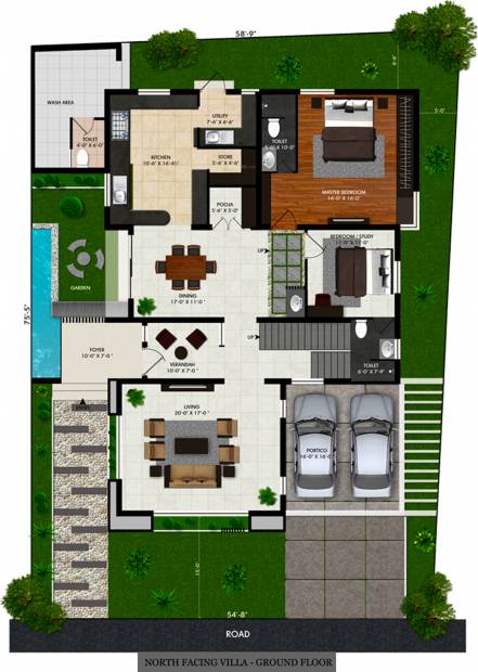Tanny Seyon Ville (4BHK+5T (4,709 sq ft) + Pooja Room 4709 sq ft)