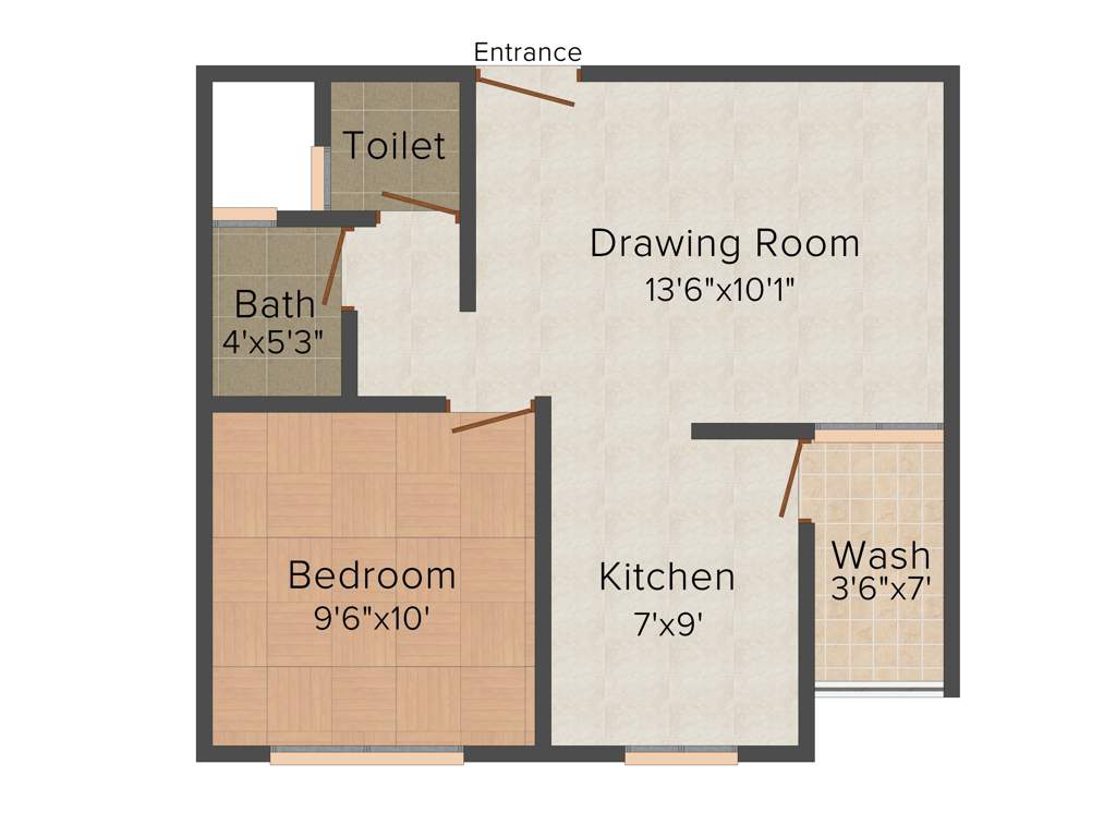 Omkar Heights (1BHK+1T (720 sq ft) 720 sq ft)