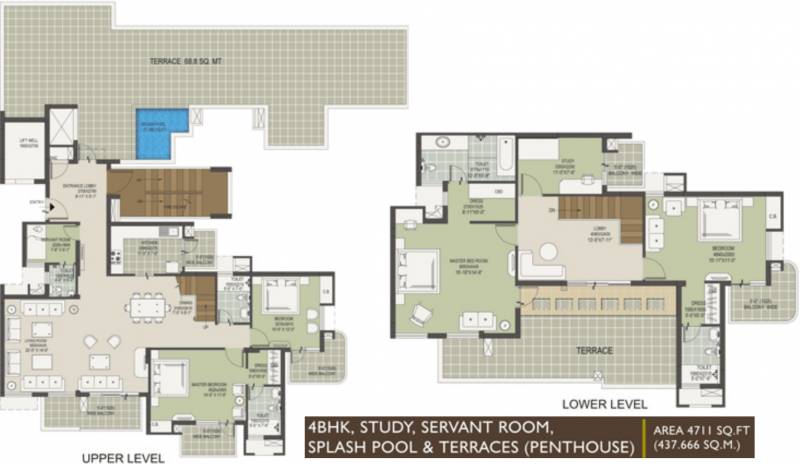 Satya The Hermitage (4BHK+5T (4,711 sq ft) + Study Room 4711 sq ft)