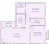 Akshara Niloy (2BHK+2T (984 sq ft) 984 sq ft)