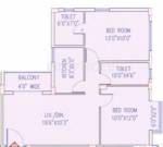 Akshara Niloy (2BHK+2T (984 sq ft) 984 sq ft)
