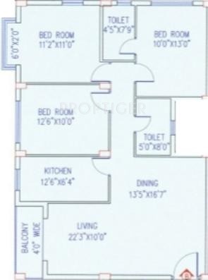 Akshara Niloy (3BHK+2T (1,368 sq ft) 1368 sq ft) Akshara Niloy (3BHK+2T (1,368 sq ft) 1368 sq ft)