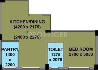 Mayfair Symphony (1BHK+1T (530 sq ft) 530 sq ft)