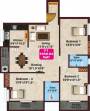 JKB Golden Arch (3BHK+2T (1,051 sq ft) 1051 sq ft) JKB Golden Arch (3BHK+2T (1,051 sq ft) 1051 sq ft)