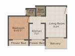 Jupiter Om Anant Residency (1BHK+1T (665 sq ft) 665 sq ft)