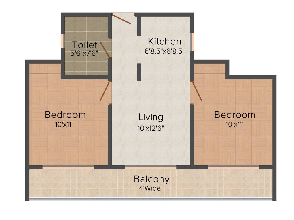 Imperia Elvedor (2BHK+1T (900 sq ft) 900 sq ft)