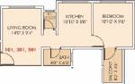 Krishna Madhuban (1BHK+1T (545 sq ft) 545 sq ft) Krishna Madhuban (1BHK+1T (545 sq ft) 545 sq ft)