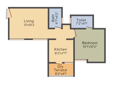 Satyam Satyam Niranjani (1BHK+1T (610 sq ft) 610 sq ft) Satyam Satyam Niranjani (1BHK+1T (610 sq ft) 610 sq ft)