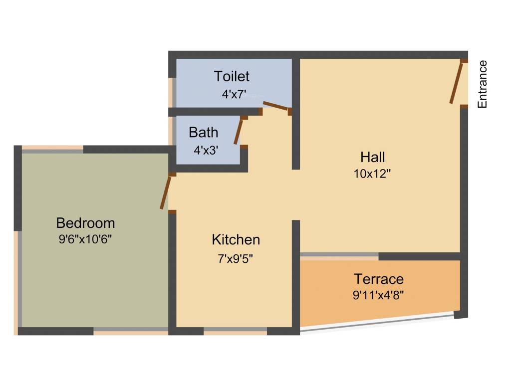 Darsh Heights (1BHK+1T (560 sq ft) 560 sq ft)