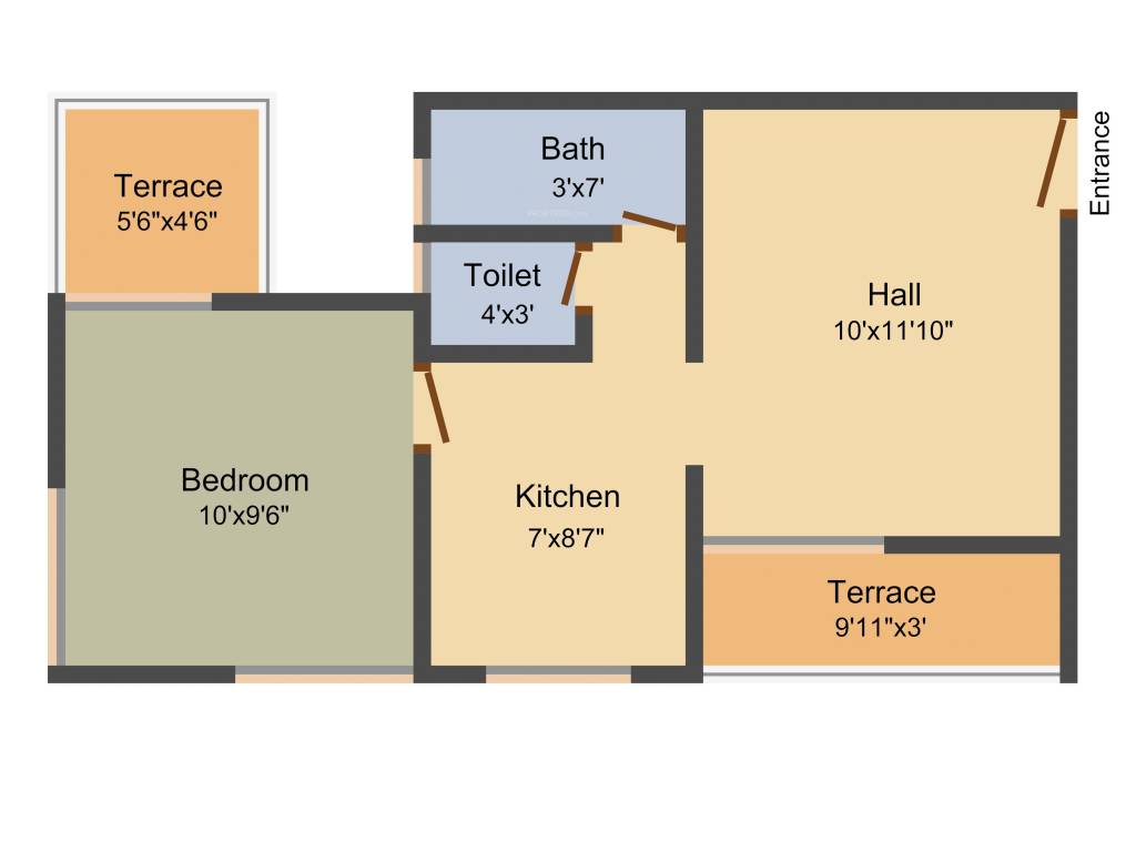 Darsh Heights (1BHK+1T (510 sq ft) 510 sq ft)